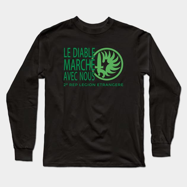 Legion Etrangere Foreign Legion Long Sleeve T-Shirt by parashop